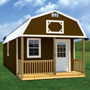 Painted Lofted Barn Cabin Web