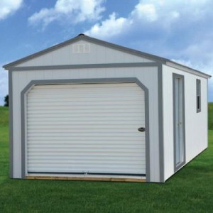 Painted Portable Garage Web